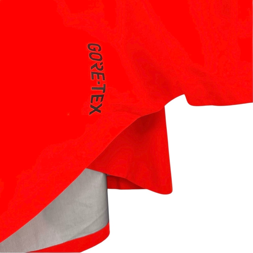 Nike ACG Gore-Tex Poncho - Red Zip Up Lightweight Nylon Hooded Rain Jacket Cape - Picture 8 of 16